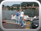 Urlaub 2004, auf der Fähre am Lago di Maggiore. 
