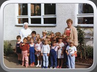 Letztes Kindergartenjahr mit Schwester Chunialda 1983-1984 
